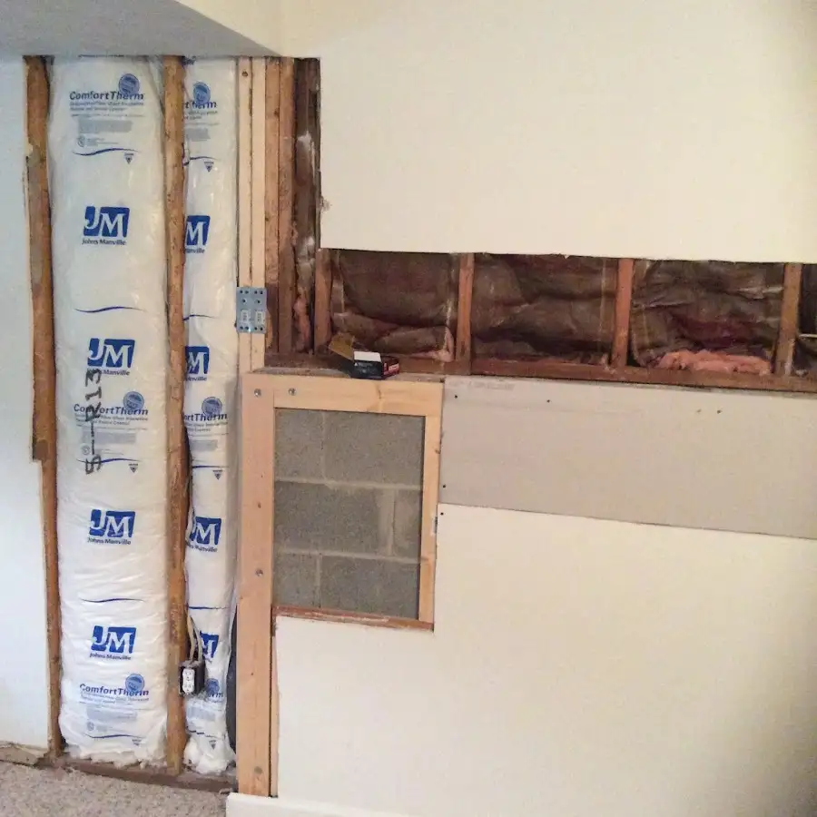 Wall insulation replacement during Odor Removal & Deodorization in Ponchatoula